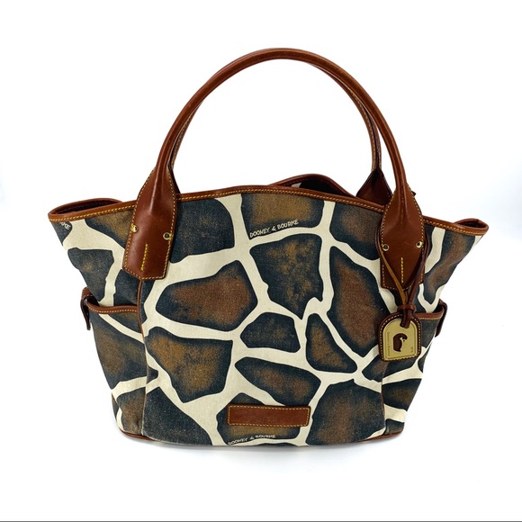 Dooney & Bourke Handbags - Dooney & Bourke Serengeti Giraffe Print Tote Bag